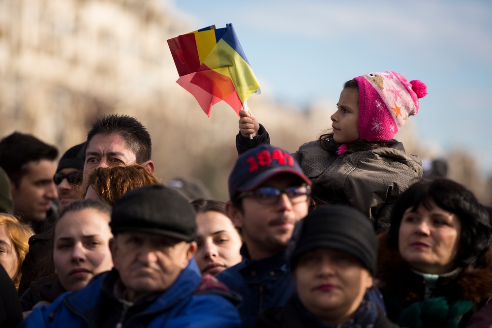 U.S. Marines, Romanians unite on Unification Day