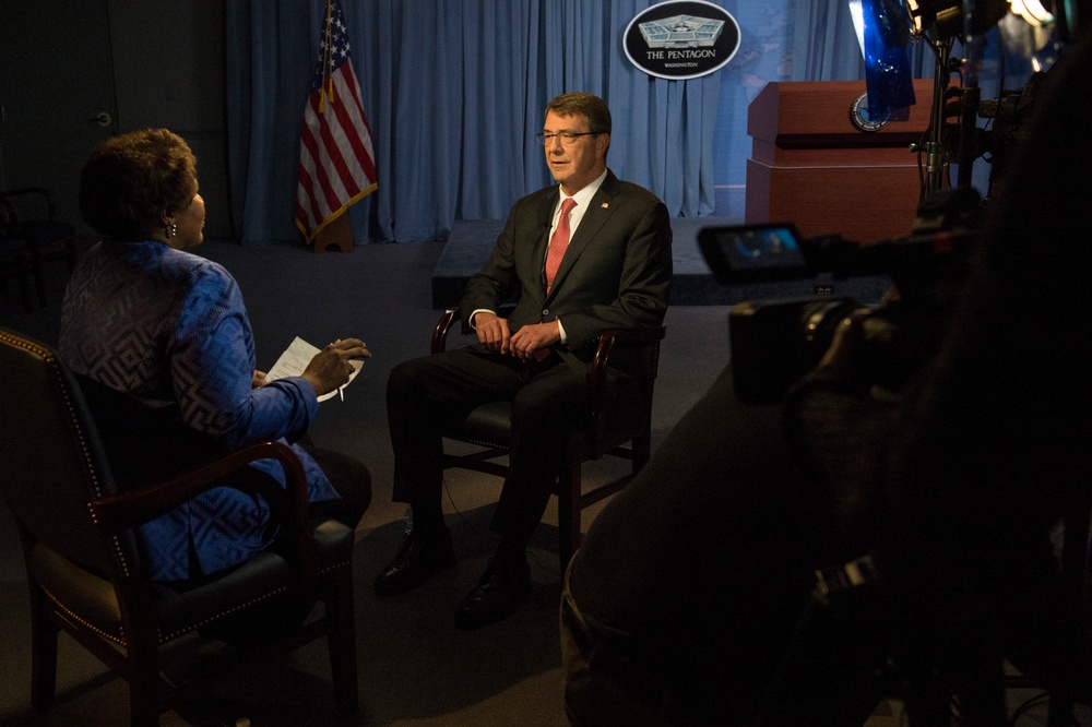 Secretary of defense PBS interview