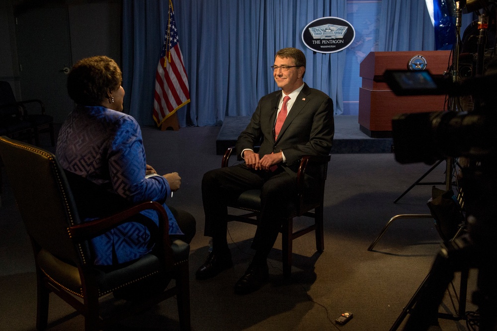 Secretary of defense PBS interview