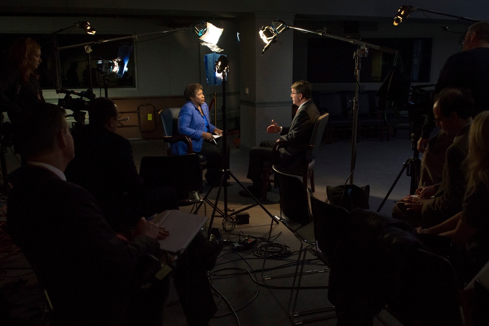Secretary of defense PBS interview