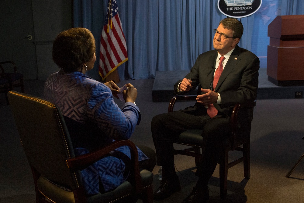 Secretary of defense PBS interview