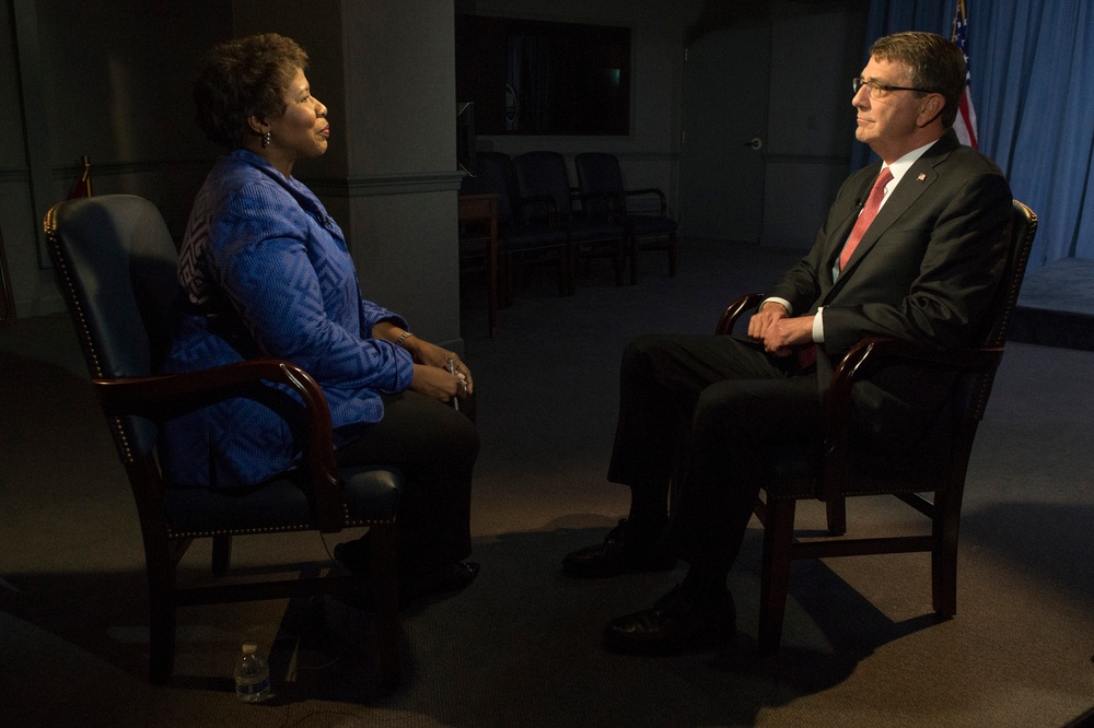 Secretary of defense PBS interview
