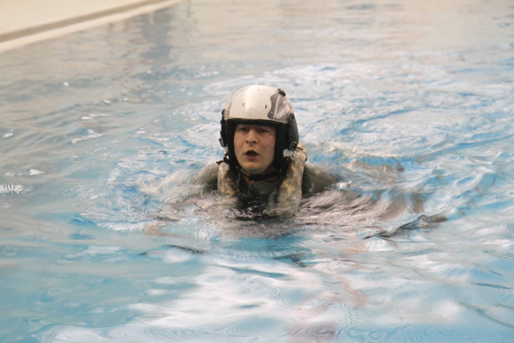 16th CAB aviation water survival training