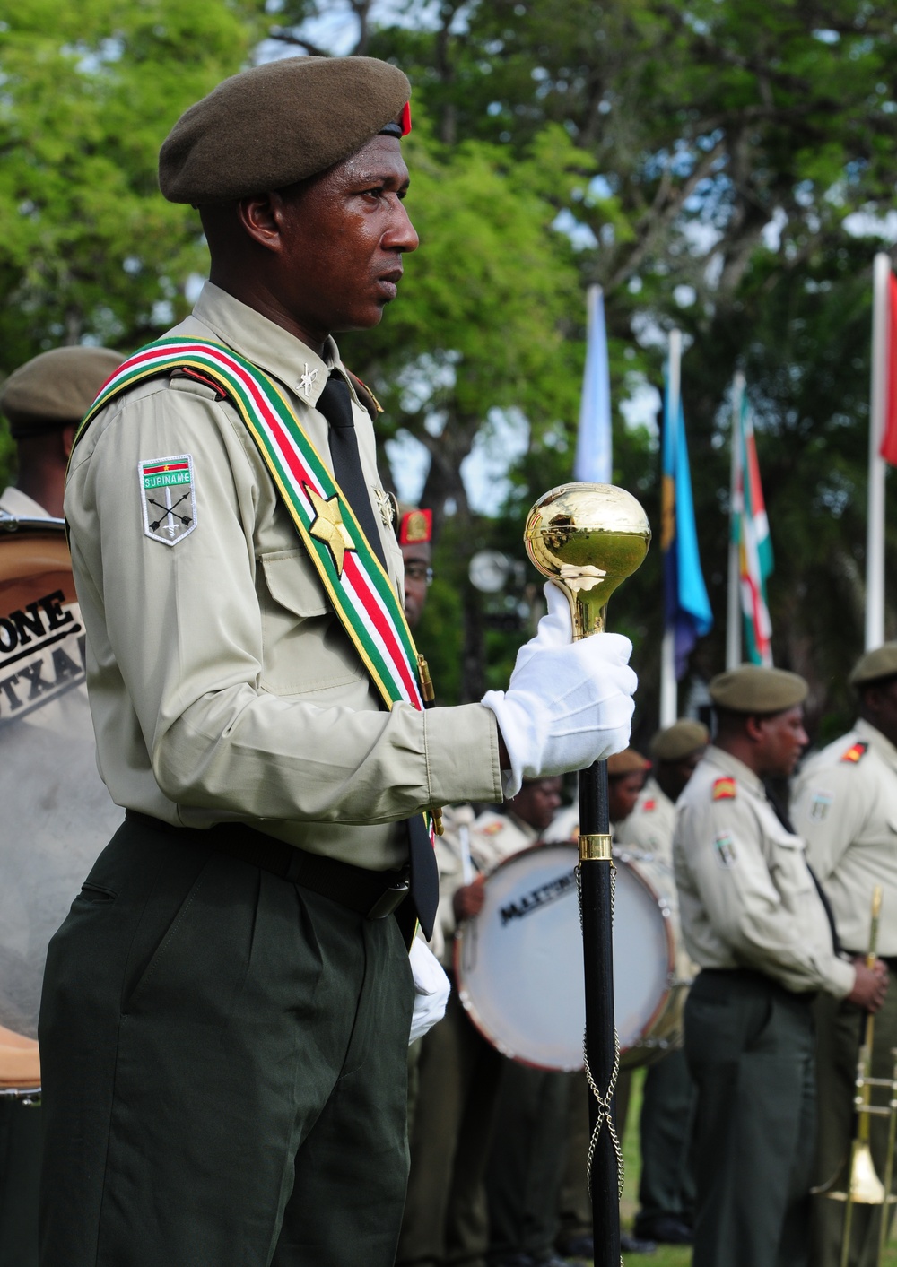 SD Guard reinforces partnership at National Day in Suriname