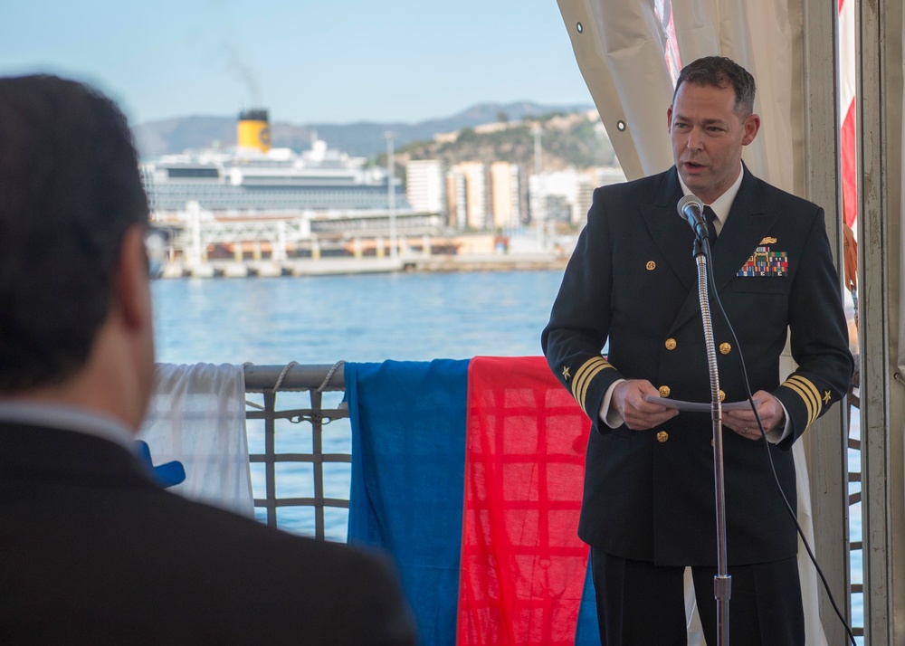 USS Bulkeley hosts reception