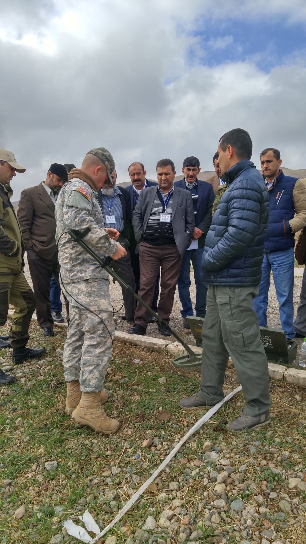 EOD training in Tajikistan