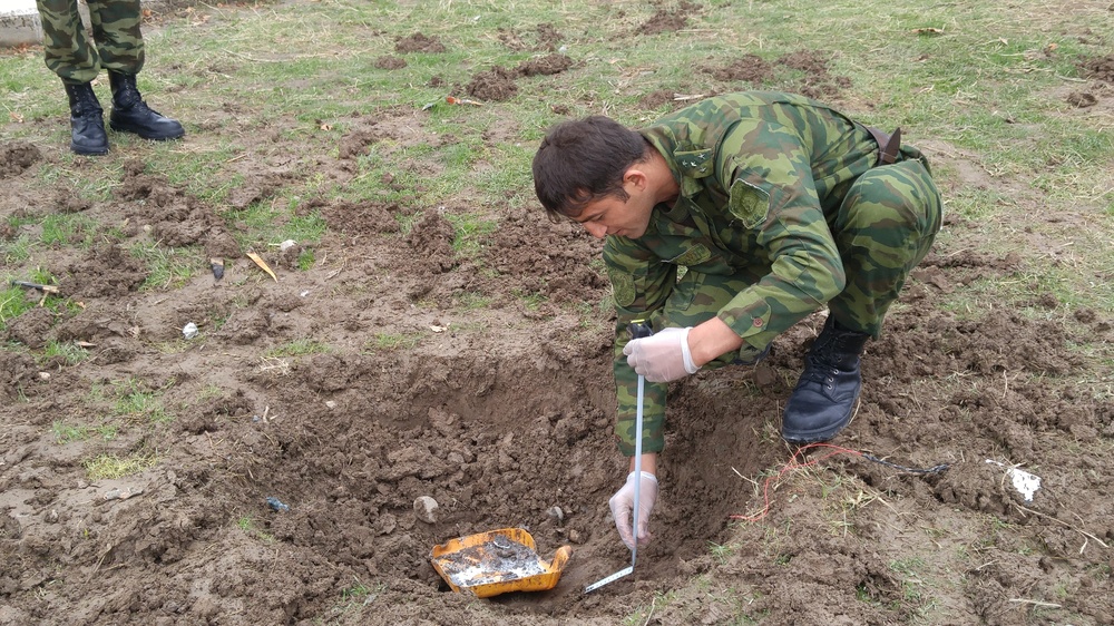 EOD training in Tajikistan