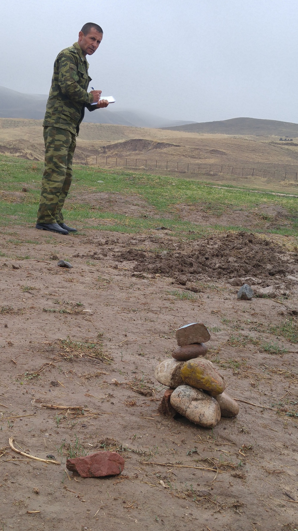 EOD training in Tajikistan