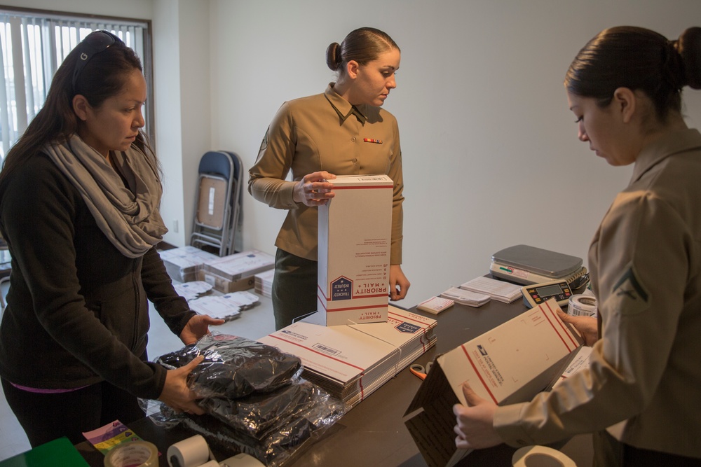 Postal Marines provide swift mailing services