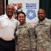 Retired Redskins player Brian Mitchell visits District National Guard soldiers