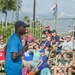 MLB players interact with military members and their families