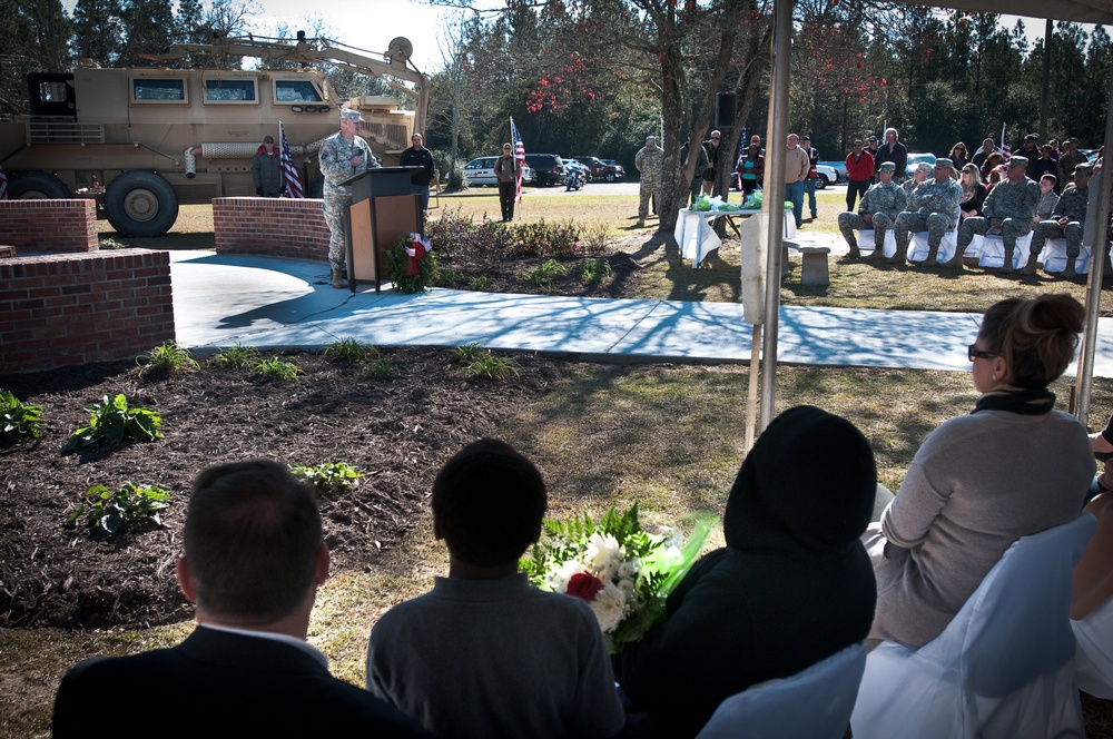 SC National Guard dedicates memorial to fallen Soldiers of the 1221st Eng. Co.