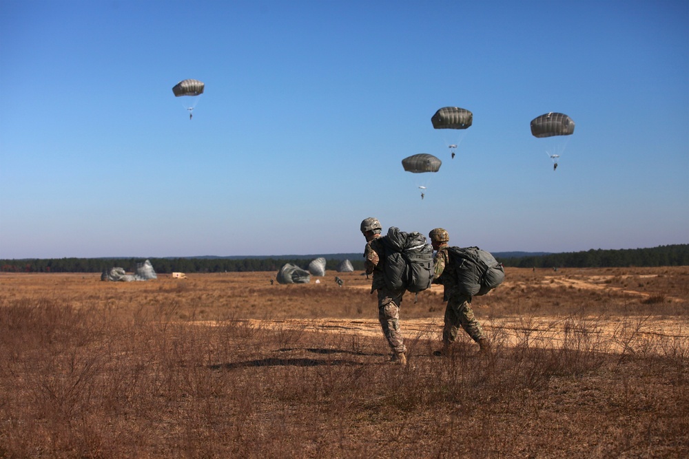 Airborne operations during 18th Annual Randy Oler Memorial Operation Toy Drop