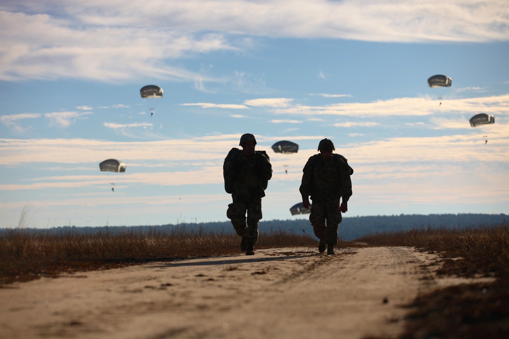 Airborne operations during 18th Annual Randy Oler Memorial Operation Toy Drop