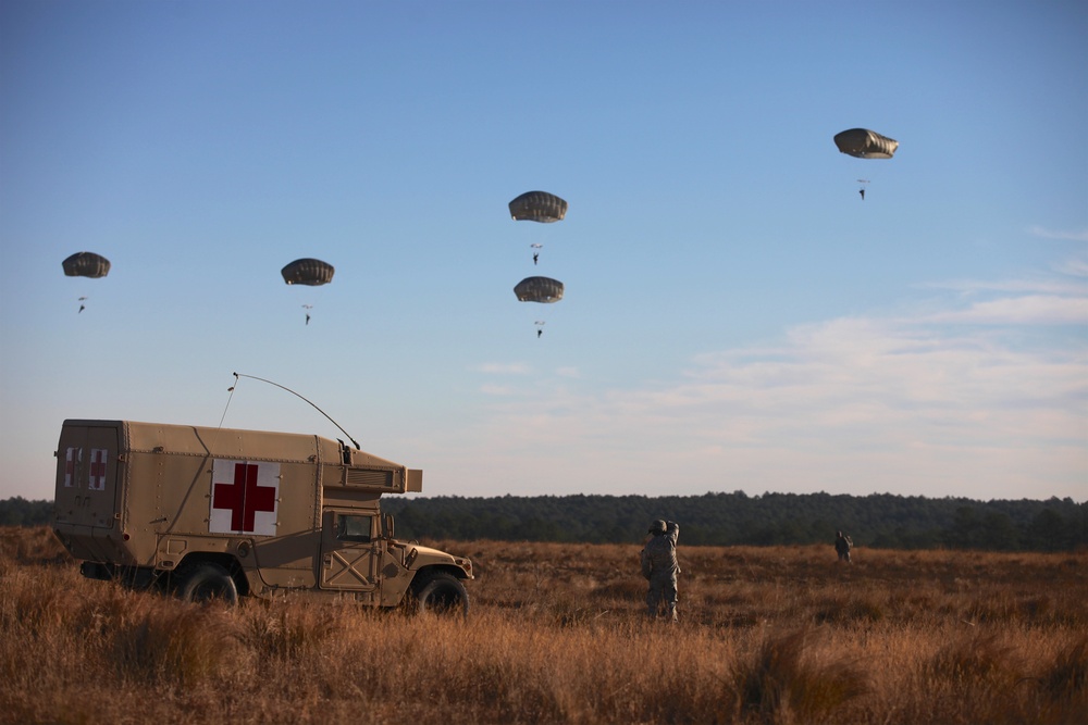Airborne operations during 18th Annual Randy Oler Memorial Operation Toy Drop