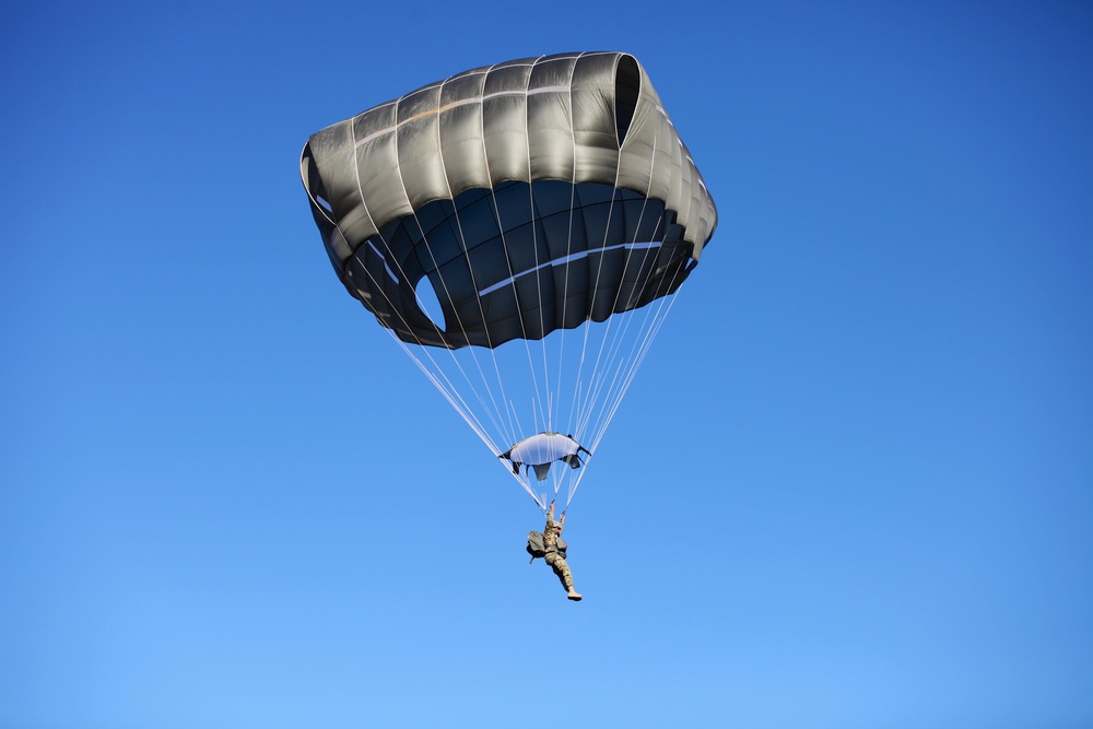 Airborne operations during 18th Annual Randy Oler Memorial Operation Toy Drop