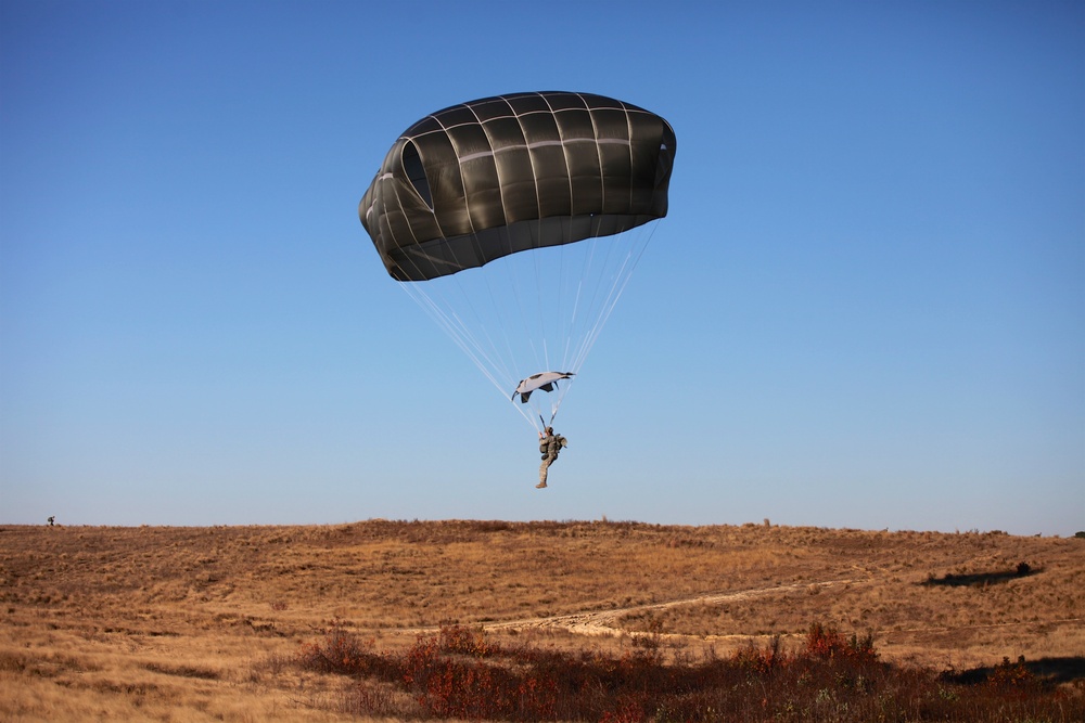 Airborne operations during 18th Annual Randy Oler Memorial Operation Toy Drop