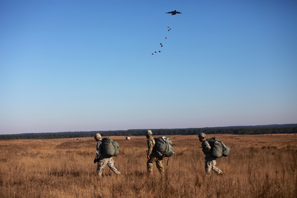 Airborne operations during 18th Annual Randy Oler Memorial Operation Toy Drop