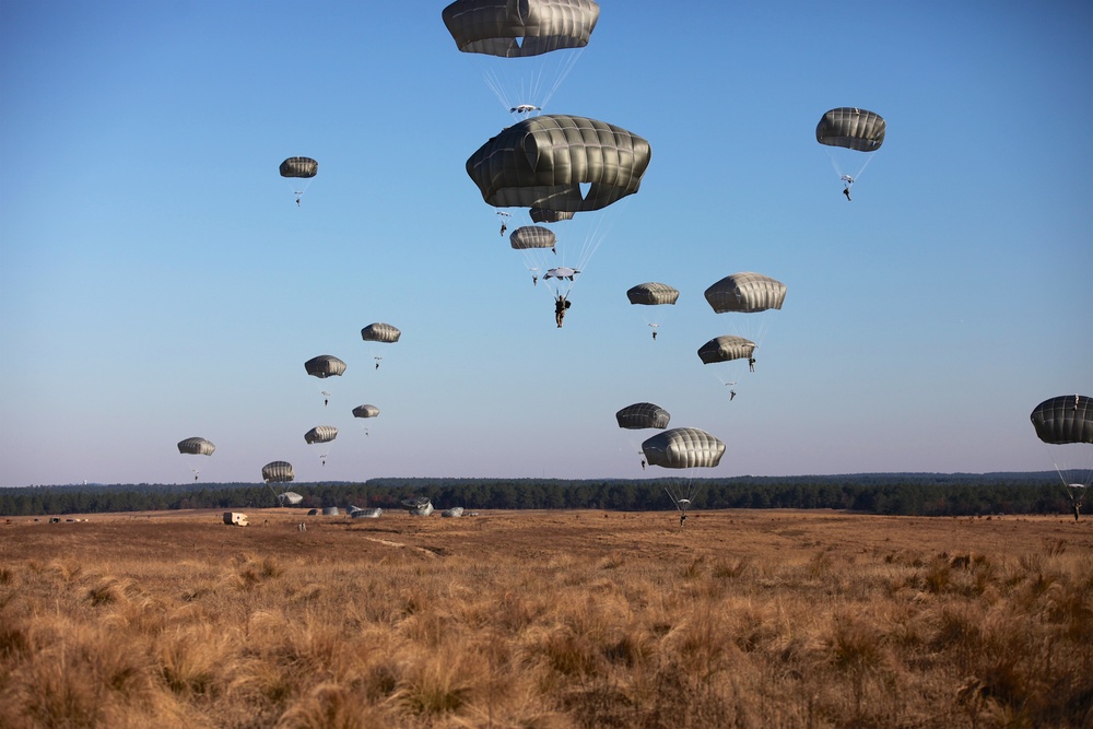 Airborne operations during 18th Annual Randy Oler Memorial Operation Toy Drop