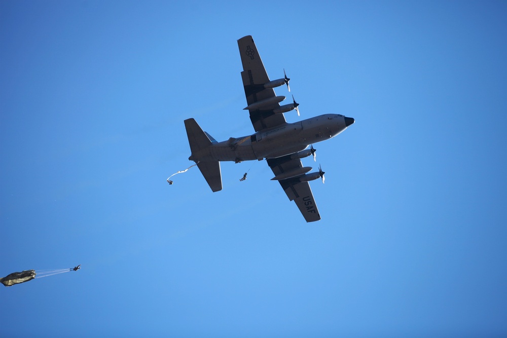 Airborne operations during 18th Annual Randy Oler Memorial Operation Toy Drop