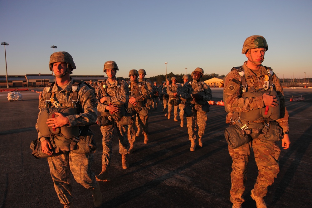 Airborne operations during 18th Annual Randy Oler Memorial Operation Toy Drop