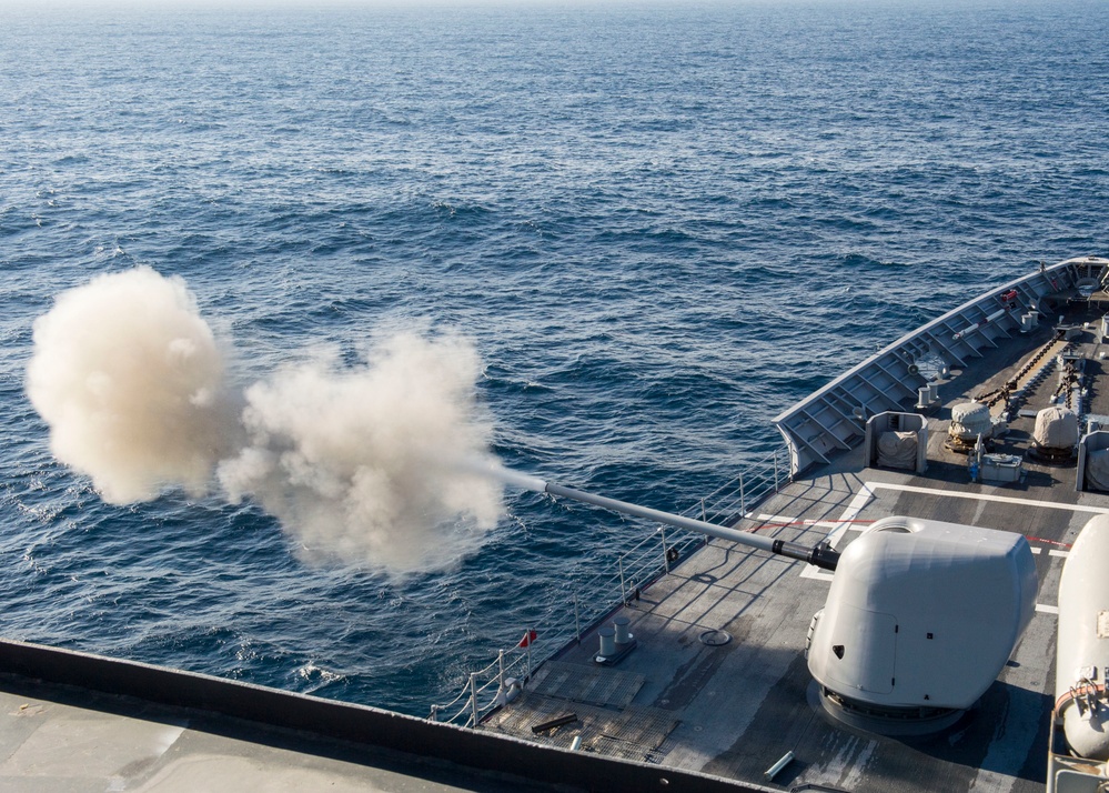 USS Princeton live-fire exercise