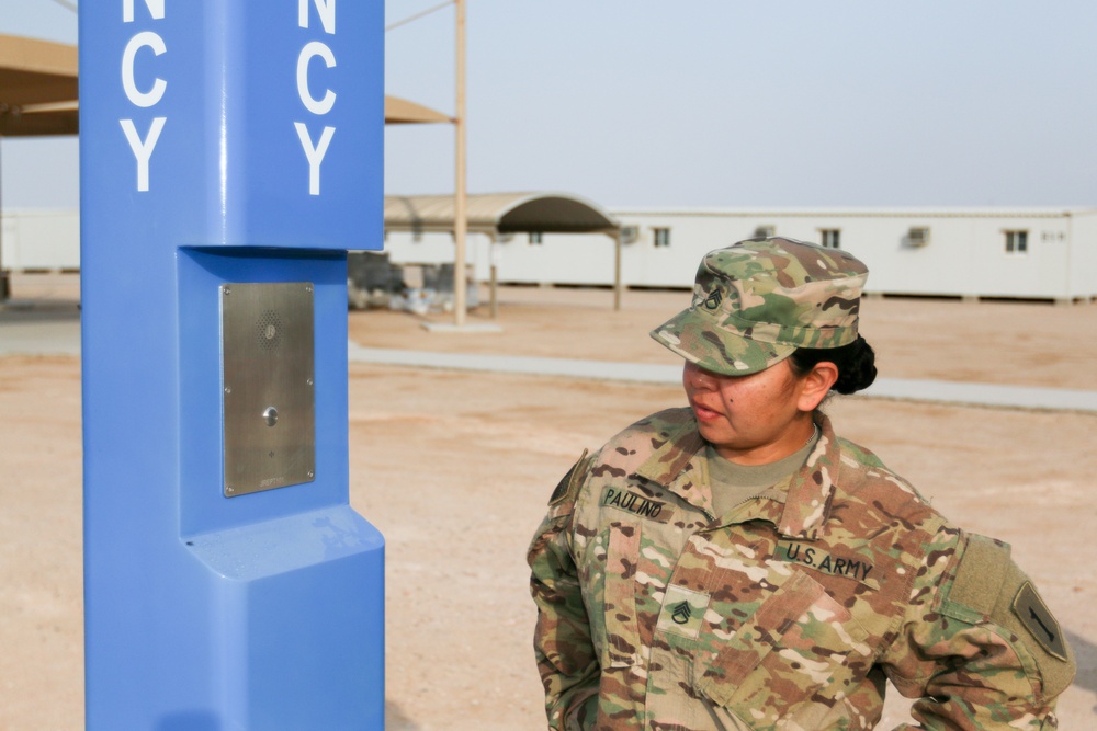 Camp Buehring emergency callboxes enhance safety