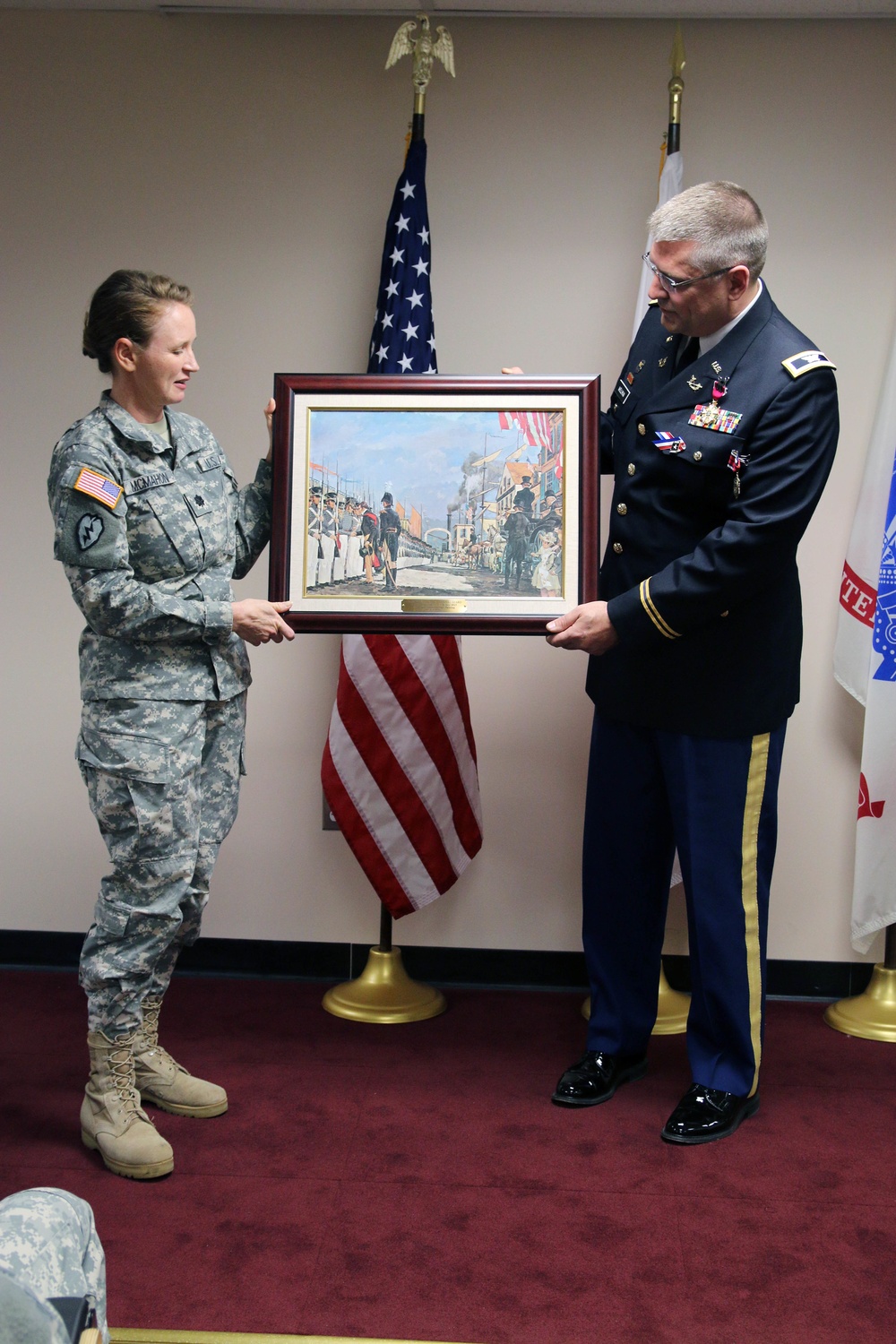 Col. Mark Wellman retires