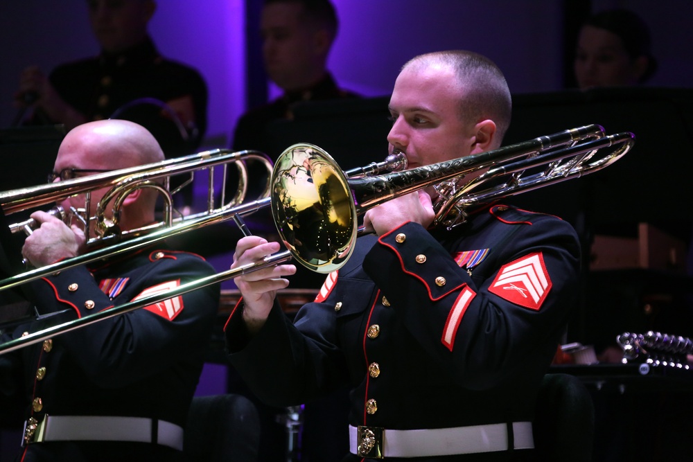 2nd MAW band floods theater with holiday cheer