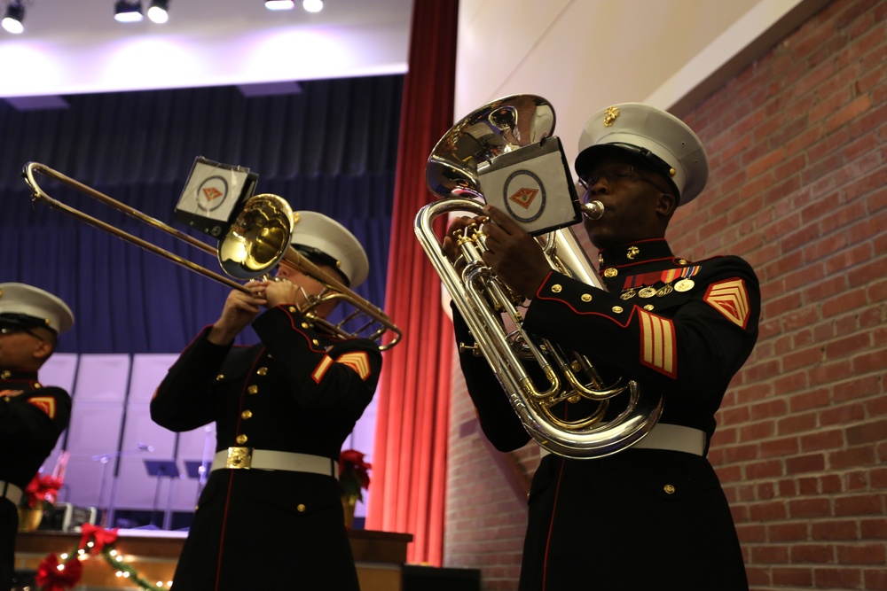 2nd MAW band floods theater with holiday cheer