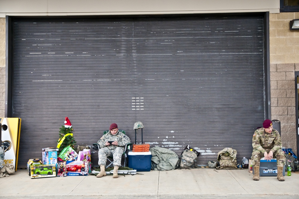 It's not just about the wings: first Soldier in line for Toy Drop Lottery