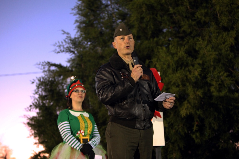 16th annual Christmas tree lighting sparks holiday cheer at Cherry Point