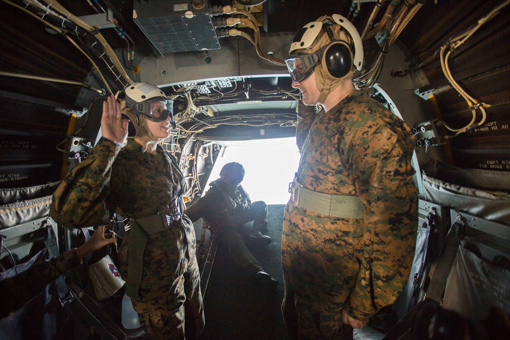 Sgt. Moreaux Reenlistment Ceremony
