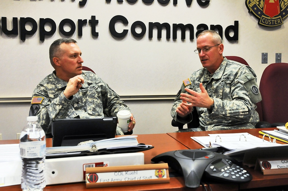 DVIDS - News - Army Reserve unit conducts First Army XO briefing for ...