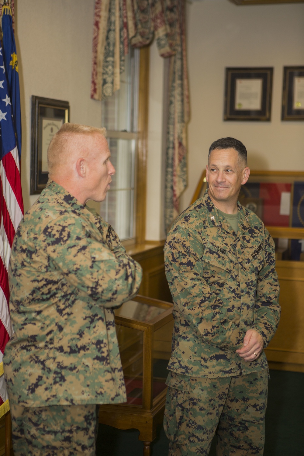 Col. Joseph Lore receives the Defense Superior Service Medal