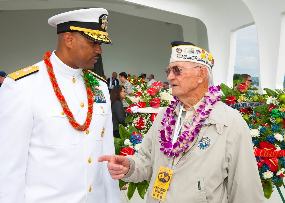 Wreath dedication held on USS Arizona Memorial