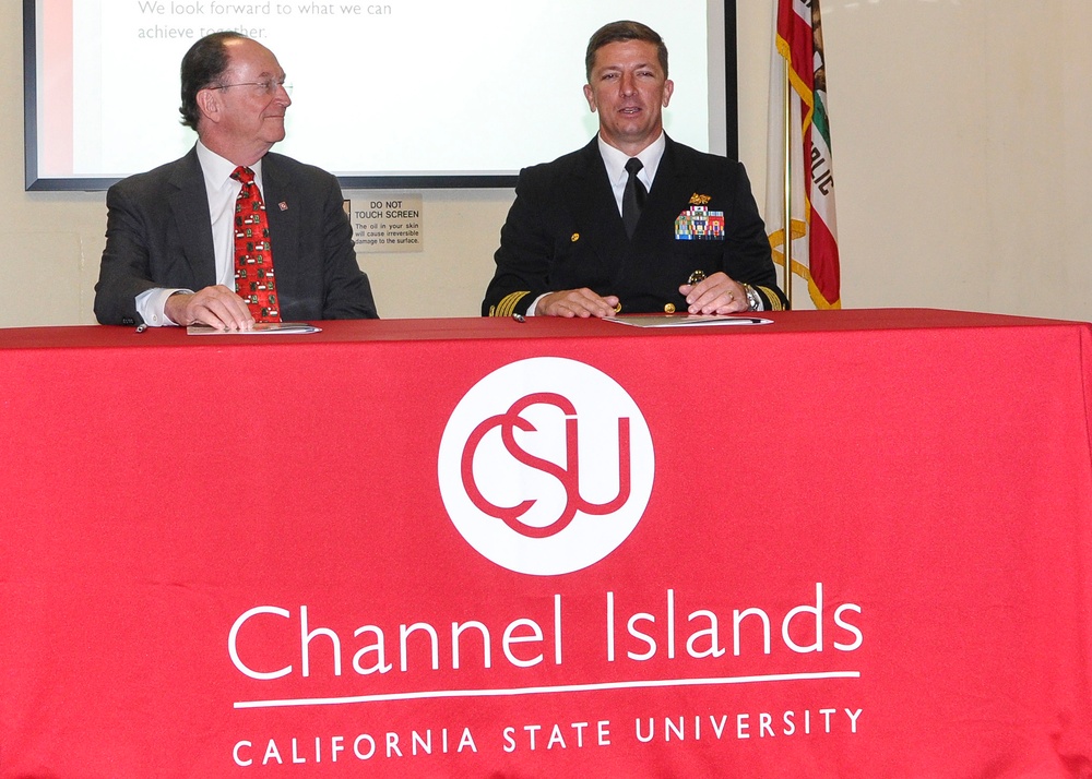 NAVFAC EXWC and CSU Channel Islands sign Education Partnership Agreement
