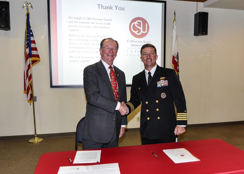 NAVFAC EXWC and CSU Channel Islands sign Education Partnership Agreement