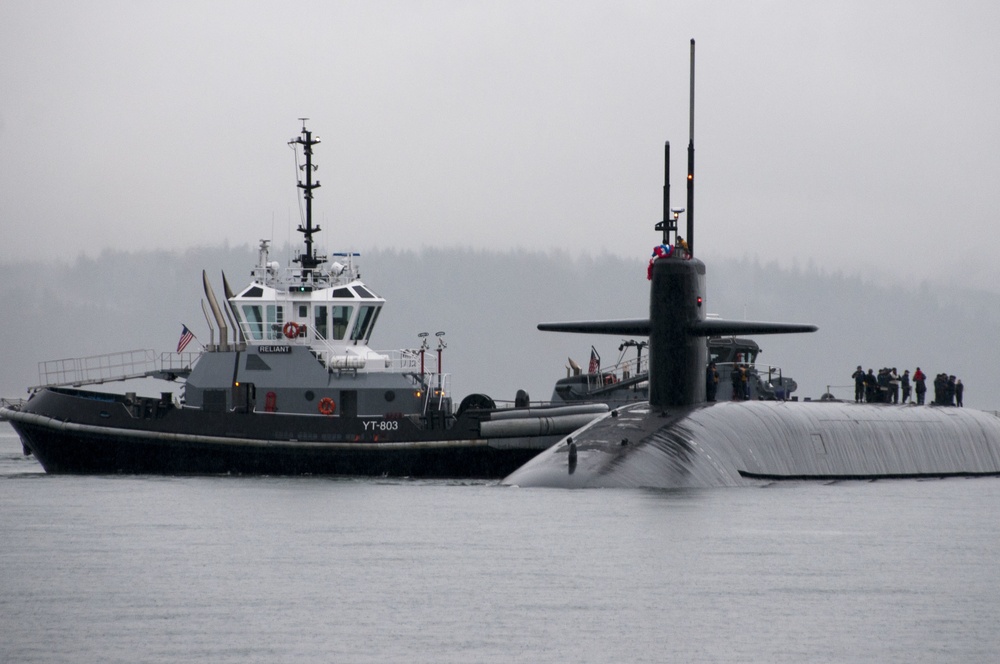 USS Nevada Gold returns home to Naval Base Kitsap-Bangor