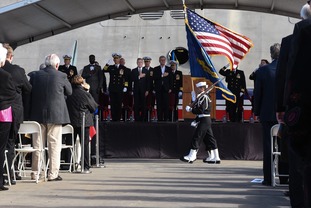 USS Jackson christening ceremony