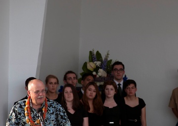 USS Arizona officer returns to serve with shipmates during interment ceremony