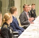 Secretary of defense meets with MIT ROTC cadets