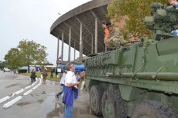 First Team shows off firepower, cavalry spirit at Army-Rice game