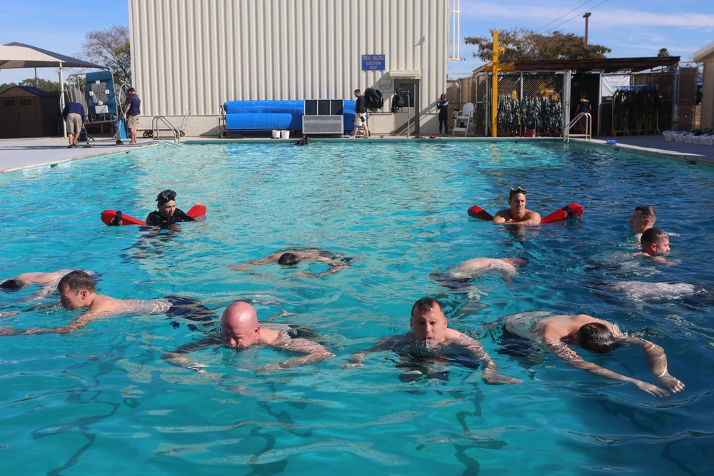 Brace for impact: Aviation Water Survival Training Center prepares pilots for worst-case scenarios