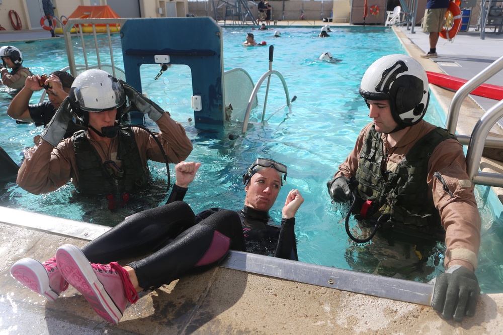 Brace for impact: Aviation Water Survival Training Center prepares pilots for worst-case scenarios