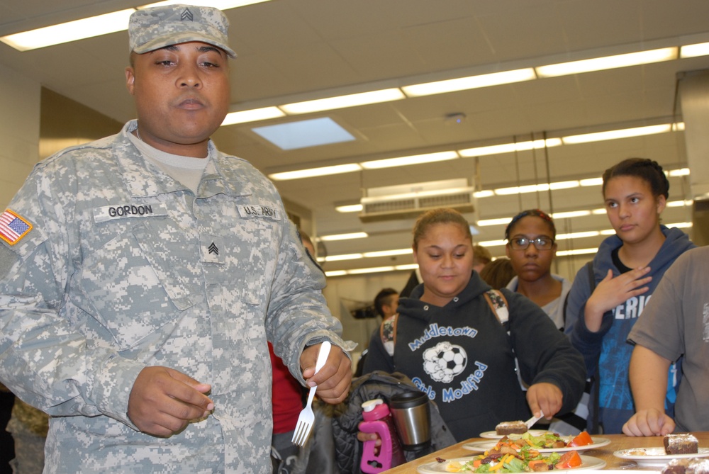 Student chefs meet New York Army National Guard MRE challenge