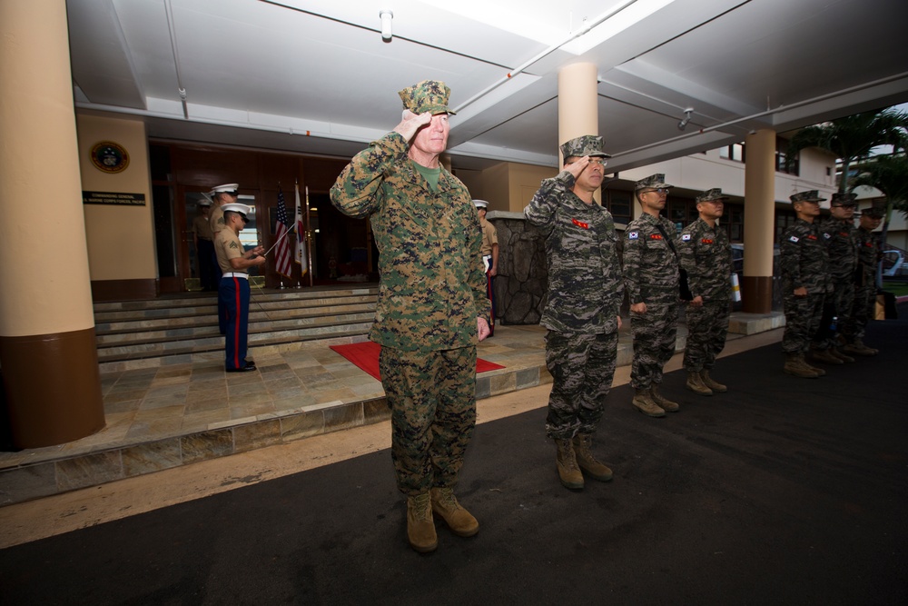 Republic of Korea Marine Corps Commandant visits US Marine Corps Forces, Pacific