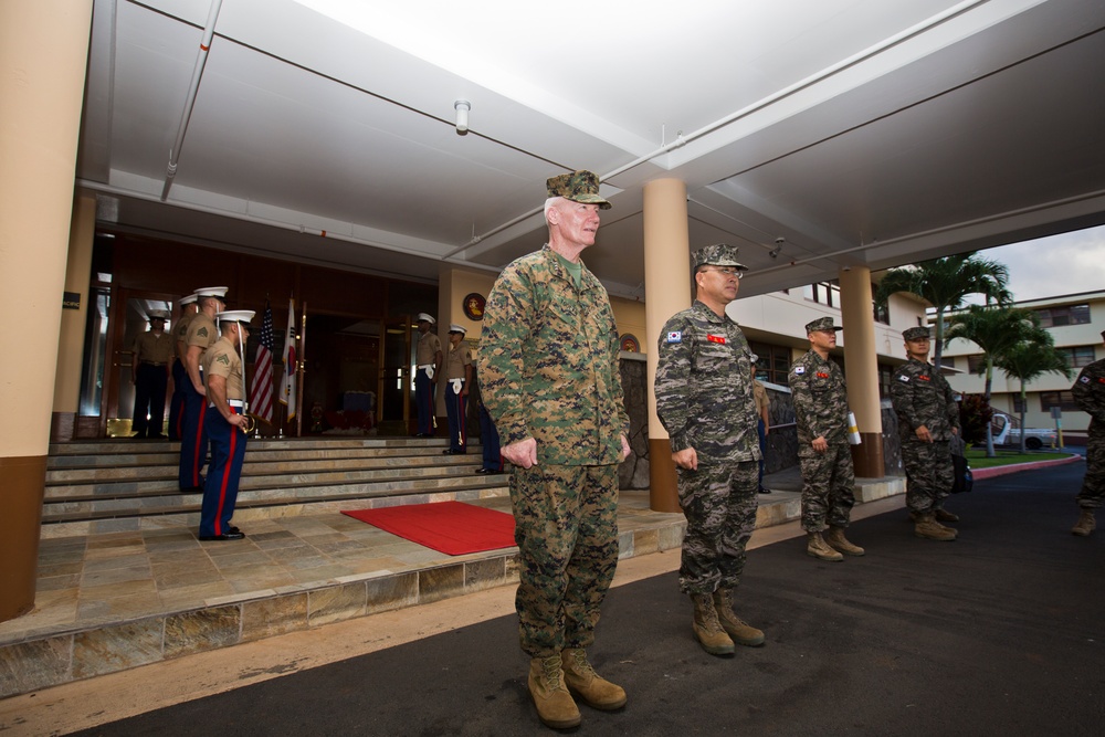 Republic of Korea Marine Corps Commandant visits US Marine Corps Forces, Pacific