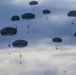 Snowing paratroopers