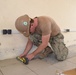 Seabees tile floor in Dakar